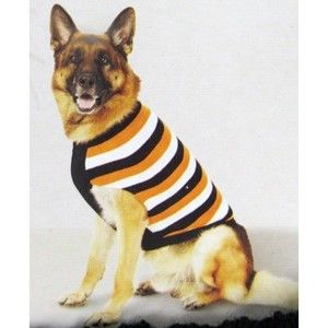 Hyde and EEK! Boutique Halloween Orange & Black Dog Sweater - Medium
